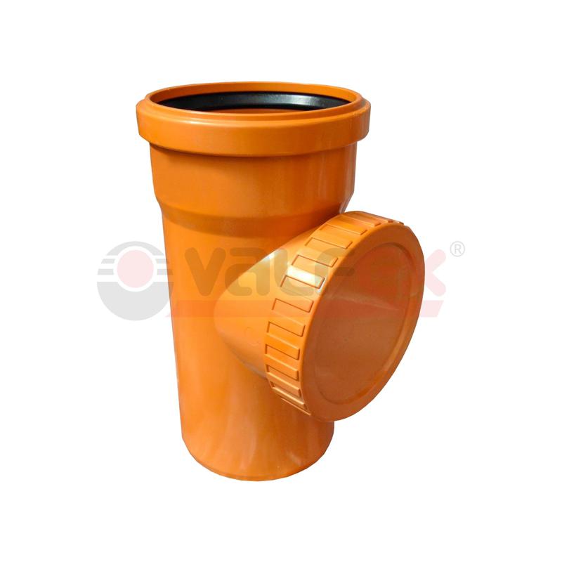 ревизия с крышкой d 160мм рыжая (9) valfex 30103160 от BTSprom.by