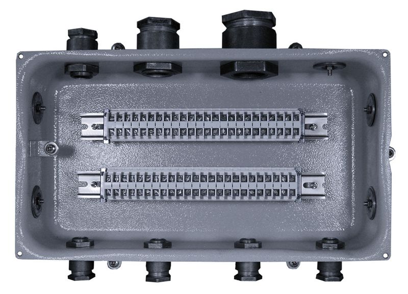 коробка клеммная кзнс-48 у2 48 зажимов ip65 (метал. вводы) электротехник et002546 от BTSprom.by