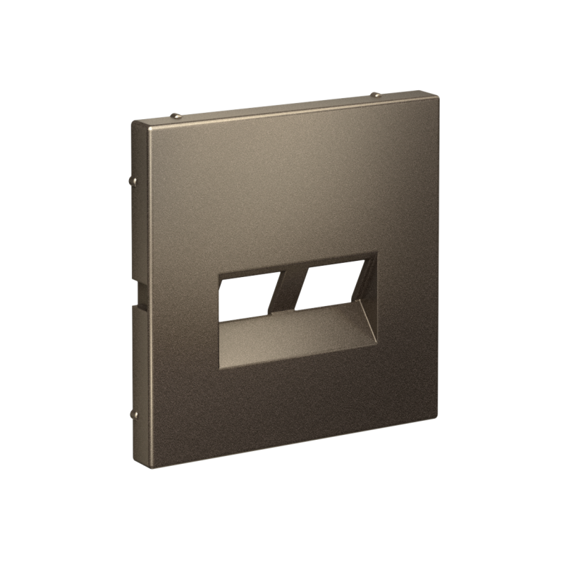  Накладка двойная ArtGallery для информационных функций типа Keystone мокко SE GAL000690 фото в каталоге от BTSprom.by