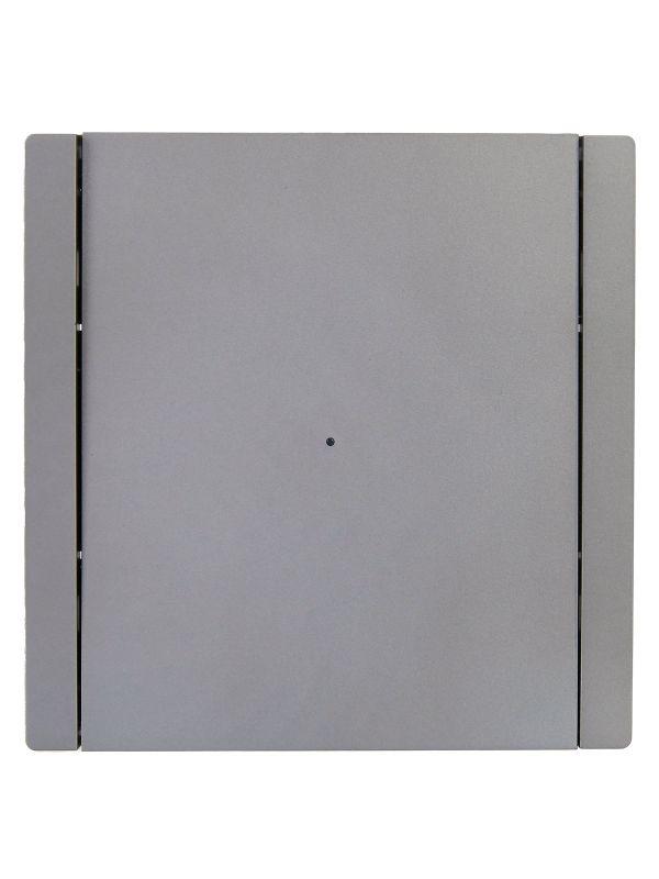  Выключатель проходной 1-кл. СП FORTE&PIANO 10А FP504 с индикацией сталь IEK FP-V12-1-10-1-K46 фото в каталоге от BTSprom.by