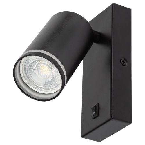  Светильник WL19 BK GU10 MR16 IP20 настенный черн. Эра Б0056360 фото в каталоге от BTSprom.by