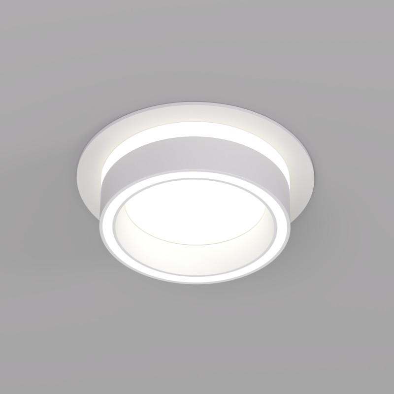 светильник niko 15вт gx53 ip20 led встраив. акрил алюм. бел. denkirs 772633 от BTSprom.by