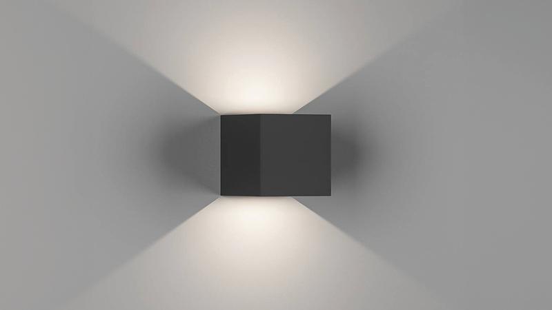 бра двухстороннее gw-a310-6-bl-ww 6вт 3000к ip54 с возможн. регулир. угол рассеив. next черн. designled 00-00001857 от BTSprom.by