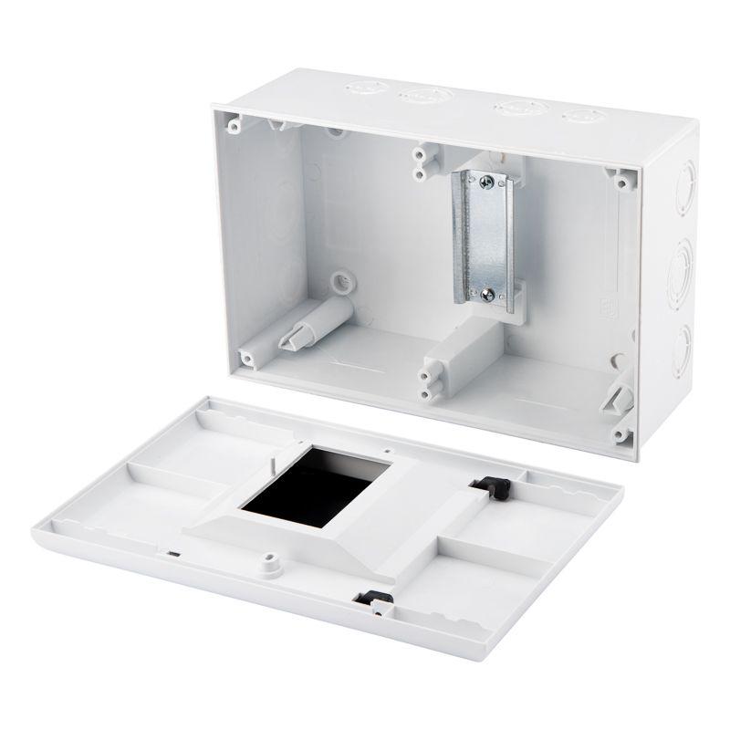  Бокс пластиковый ЩРН-П-4 IP41 бел. Kranz KR-11-0304 фото в каталоге от BTSprom.by