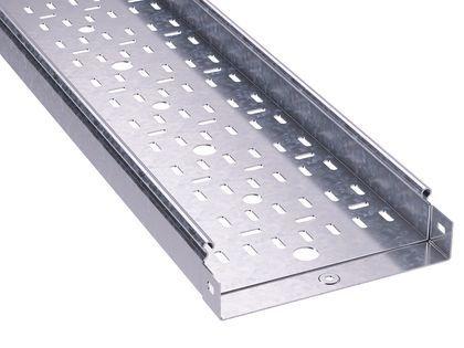 Лоток листовой перфорированный 300х50 L2000 нерж. сталь 0.8мм DKC 35255INOX от BTSprom.by