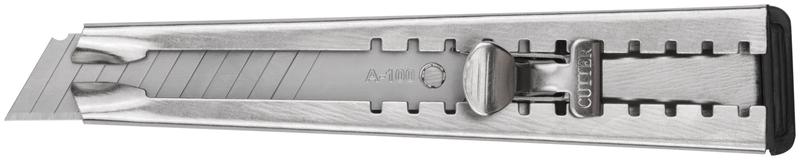 нож технический "техно" 18мм метал. корпус метал. фиксатор курс 10171 от BTSprom.by