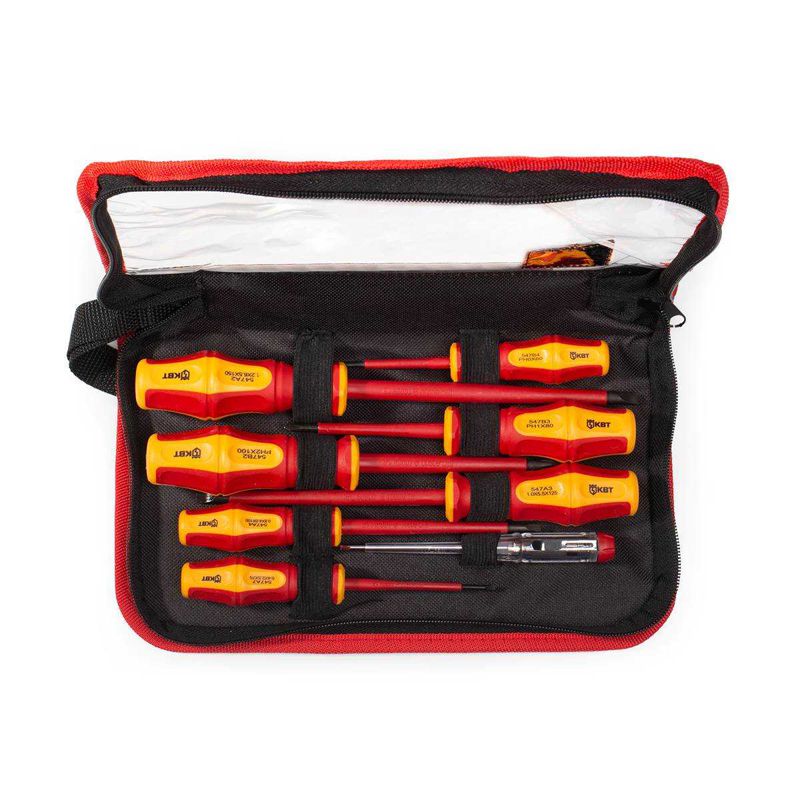 набор отверток диэлектрических профи нио-08-s квт 87130 от BTSprom.by