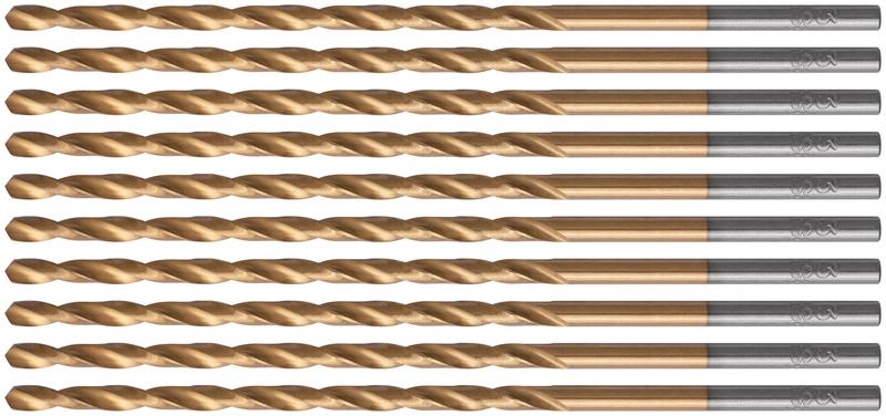  Сверло HSS по металлу удлиненные титановое покрытие 3.0х100мм (уп.10шт) FIT 34230 фото в каталоге от BTSprom.by