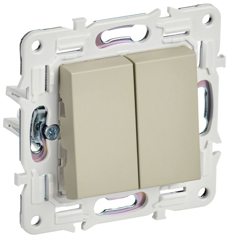 выключатель 2-кл. skandy 10а sk-v04b беж. iek sk-v20-0-10-k10 от BTSprom.by