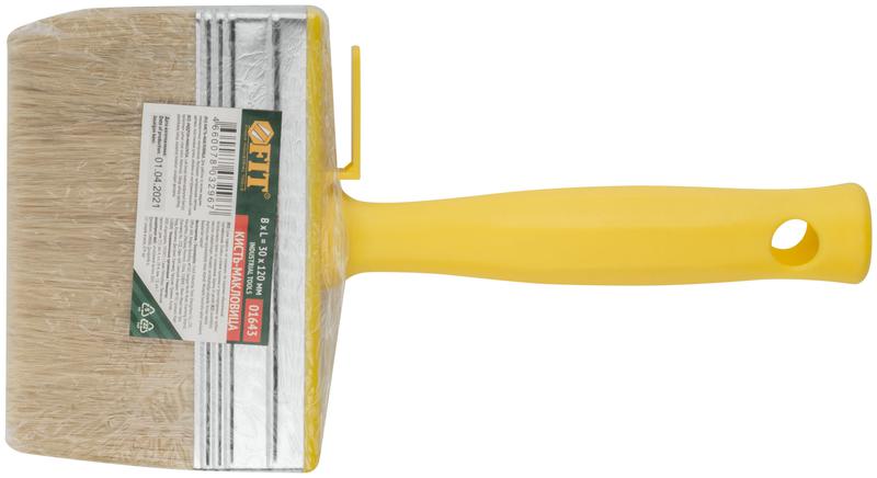  Макловица натуральная светлая щетина пластиковый корпус полая ручка "мини" 30х120мм FIT 01643 фото в каталоге от BTSprom.by