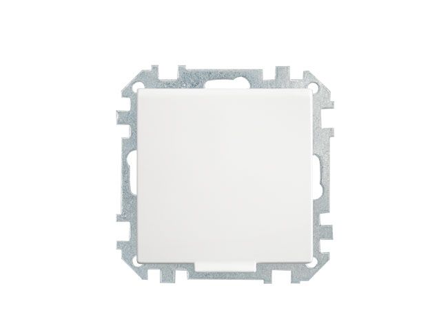 розетка 1-ая (скрытая, с/з, с крышкой, з/ш) белая, стиль, bylectrica рс16-536 от BTSprom.by