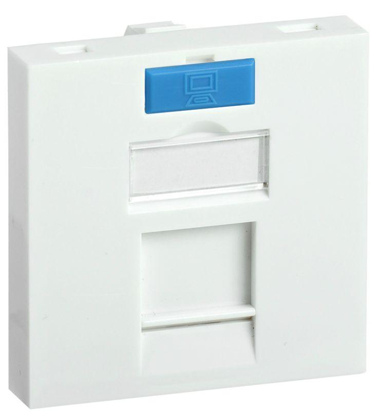вставка для 1 мод. keystone jack 45х45мм с маркером itk cs6-12m от BTSprom.by