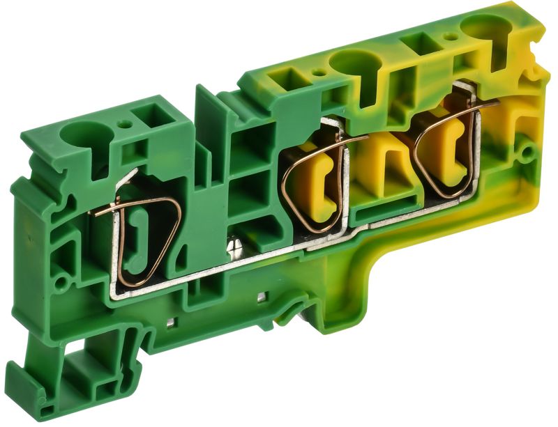 клемма пружинная заземляющая cx10-3 pe 10кв.мм 3-конт. armafix iek af-ct41-00-3-k52-010 от BTSprom.by