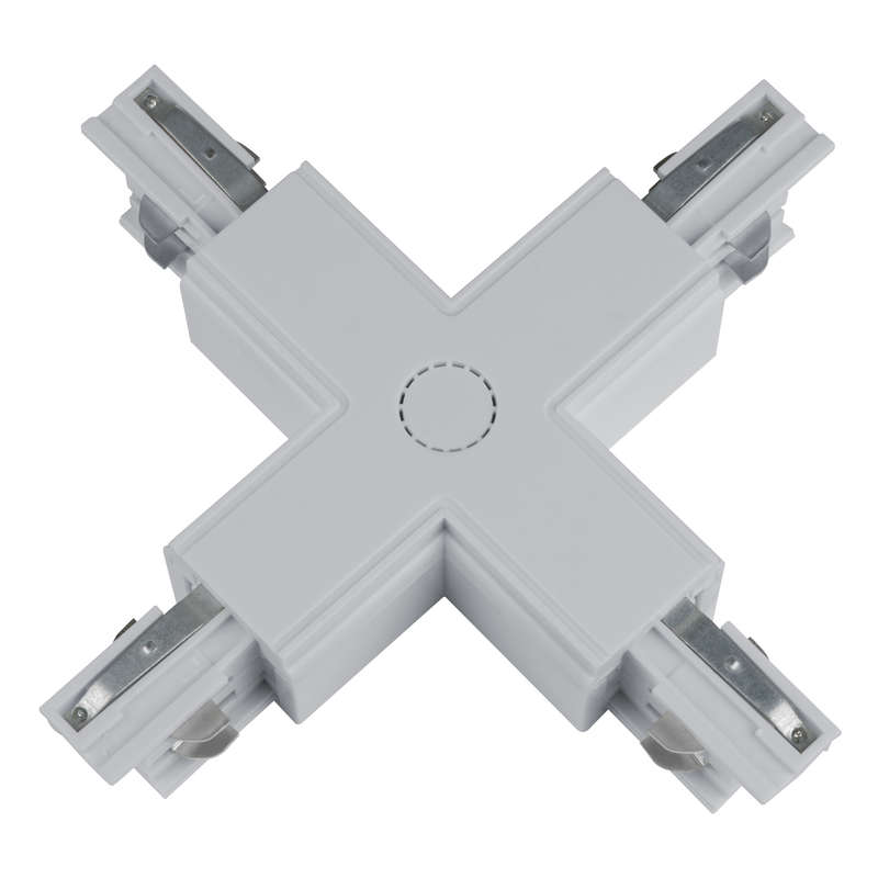 соединитель для шинопроводов ubx-a41 silver 1 polybag х-образный серебр. полиэтил. пакет uniel 09749 от BTSprom.by