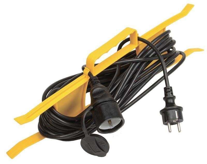 удлинитель-шнур на рамке 1х50м с заземл. 10а ip44 ур50 2p+pe пвс 3х1 с защ. крышкой iek wkf14-10-01-50-44 от BTSprom.by