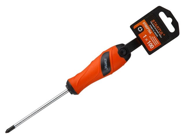 отвертка "+" №1 100мм ph startul master (st3055-110) (крестовая phillips) st3055-110 от BTSprom.by