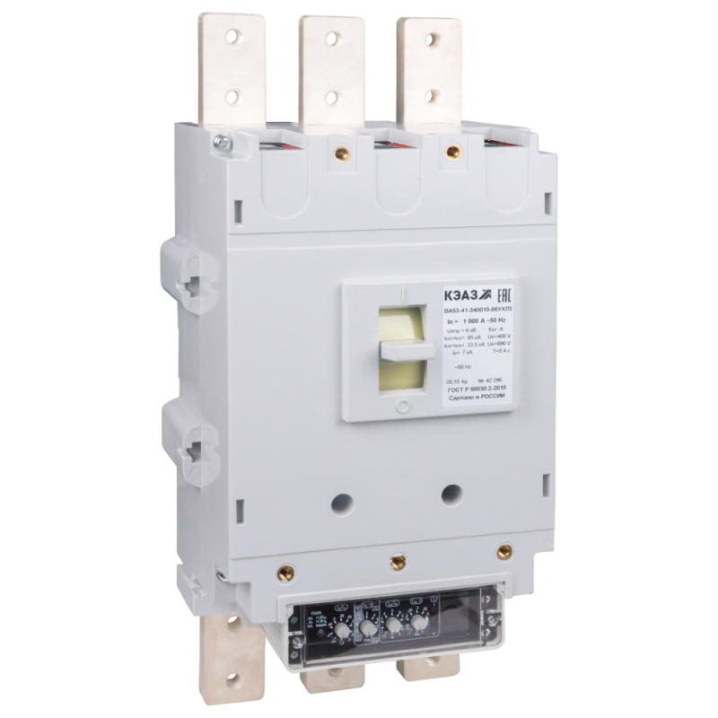 выключатель автоматический 400а ва53-41-340010 ухл3 690в ac кэаз 233159 от BTSprom.by