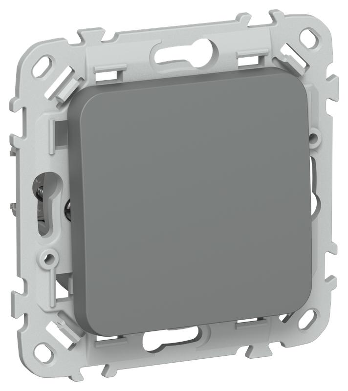 выключатель кнопочный проходной 1-кл. сп flite вс61-2-0-флма 10а механизм мокрый асфальт iek fi-v18-0-10-1-k80 от BTSprom.by