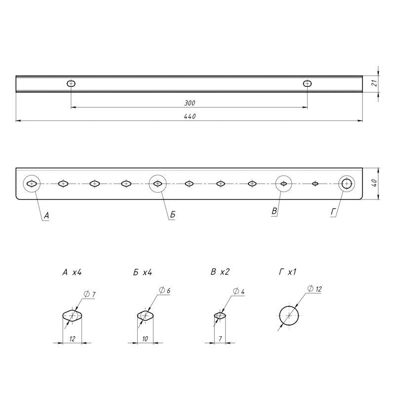  Держатель-органайзер для отверток настенный черн. Rexant 38-0649 фото в каталоге от BTSprom.by