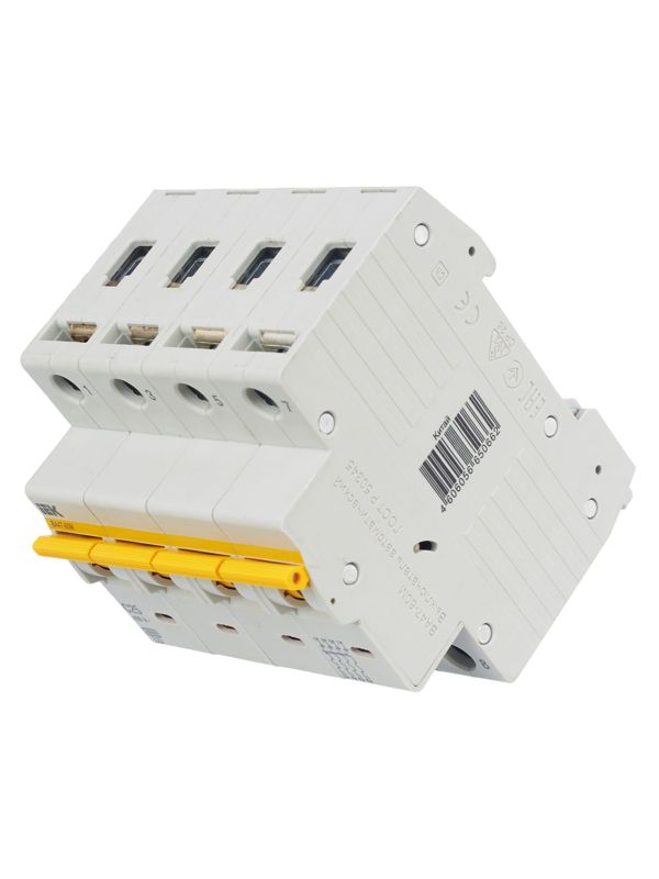  Выключатель автоматический модульный 4п C 25А 6кА ВА47-60M KARAT IEK MVA31-4-025-C фото в каталоге от BTSprom.by