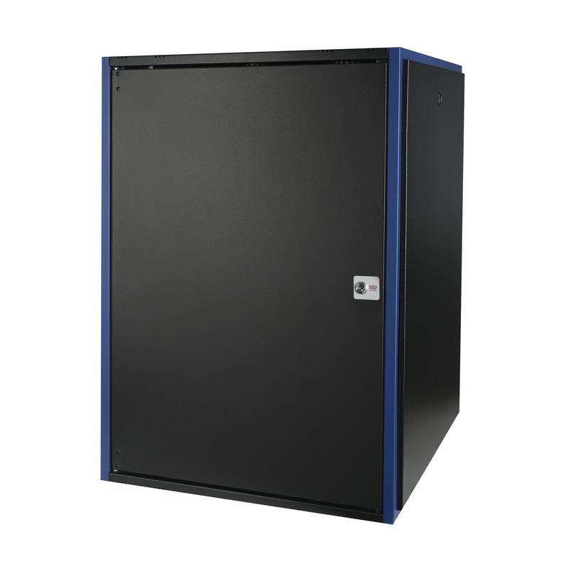 шкаф настенный 19дюйм 15u 600х600 дв. метал. черн. datarex dr-610321 от BTSprom.by