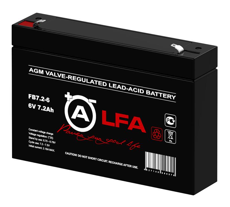 аккумулятор 6в 7.2а.ч lfa fb7.2-6 lfa от BTSprom.by
