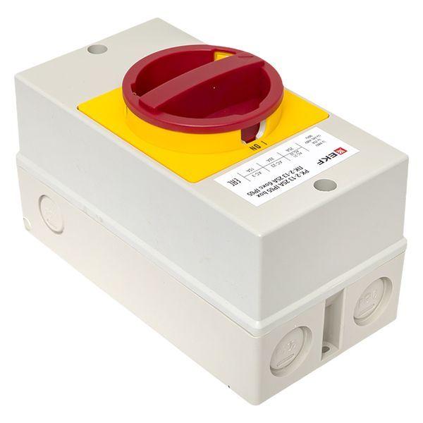  Переключатель кулачковый ПК-2-13 25А 3п "ВКЛ-ВЫКЛ" с блокировкой в боксе IP65 PROxima EKF pk-2k-13-25-a65 фото в каталоге от BTSprom.by