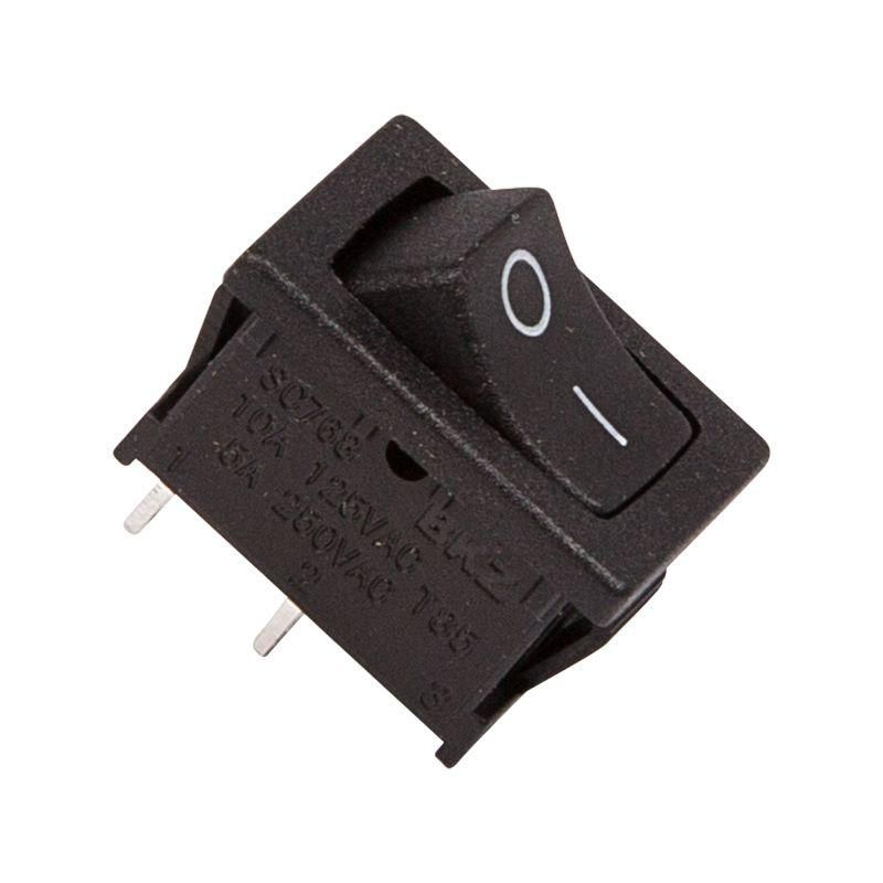 выключатель клавишный 250в 6а (2с) on-off черн. mini (rwb-201; sc-768) rexant 36-2110 от BTSprom.by