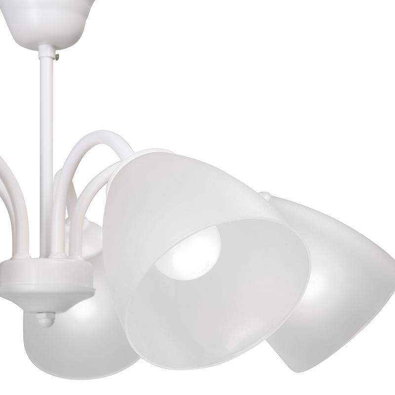 люстра v3754-0/5pl 5xe14 макс. 40вт плафон пп vitaluce v3754-0/5pl от BTSprom.by