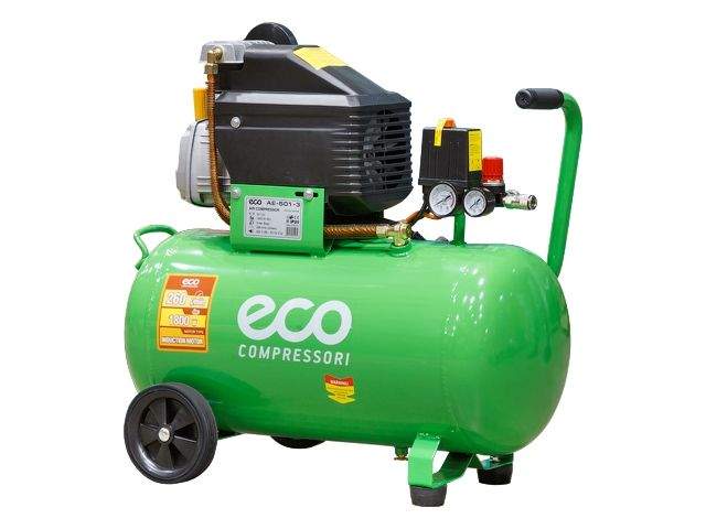 компрессор eco ae-501-3 коаксиальный (260 л/мин, 8 атм, коаксиальный, масляный, ресив. 50 л, 220 в, 1.80 квт) ae-501-3 от BTSprom.by