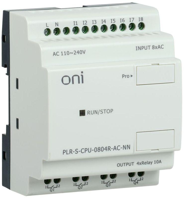 реле логическое plr-s. cpu0804(r) 220в ac без экрана oni plr-s-cpu-0804r-ac-nn от BTSprom.by