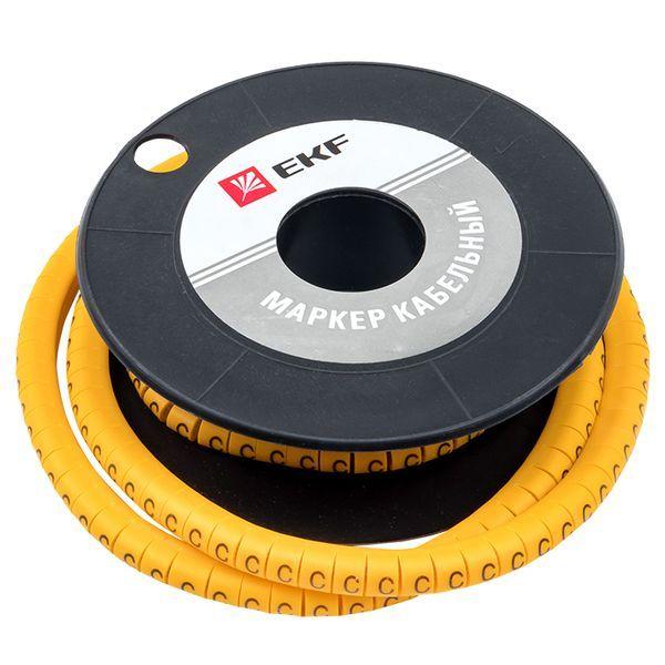  Маркер каб. 1.5кв.мм "C" (к-1000ед) (ЕС-0) EKF plc-KM-1.5-C фото в каталоге от BTSprom.by