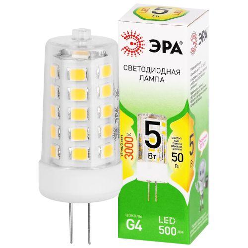 лампа светодиодная green line led g4-jc-5w-830-12v gl g4 5вт капсула 3000к тепл. бел. эра б0067190 от BTSprom.by