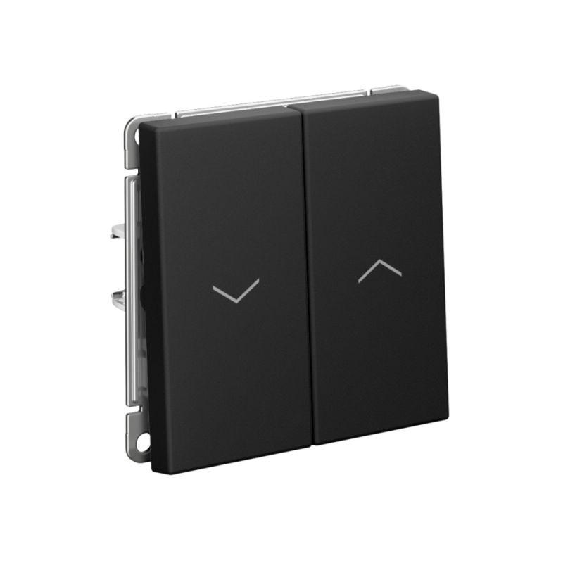  Выключатель для жалюзи 2-кл. ArtGallery 2х (сх. 4) 10А быстрозажим. клем. механизм карбон SE GAL001019S фото в каталоге от BTSprom.by