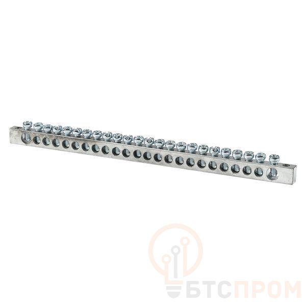 Шина PEN "ноль-землядюйма 6x9 24 отвер. цинк крепеж по краям EKF sn1-63-24-k фото в каталоге от BTSprom.by  Шина PEN "ноль-землядюйма 6x9 24 отвер. цинк крепеж по краям EKF sn1-63-24-k фото в каталоге от BTSprom.by