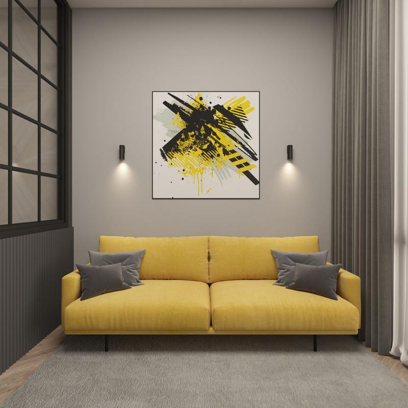  Светильник 15Вт GU10 IP20 LED настен. алюм. черн. DENKIRS 723061 фото в каталоге от BTSprom.by