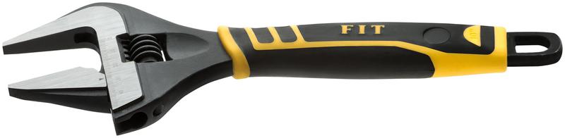  Ключ разводной "Стайл" узкие губки шкала экстра увелич. захват прорезин. ручка 250мм 50мм FIT 70168 фото в каталоге от BTSprom.by