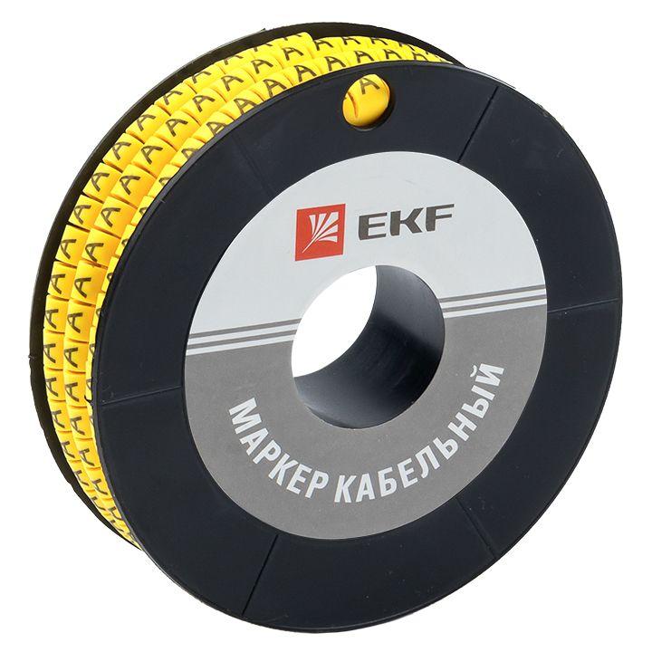 маркер каб. 4.0кв.мм "a" (ес-2) (уп.500шт) ekf plc-km-4-a от BTSprom.by