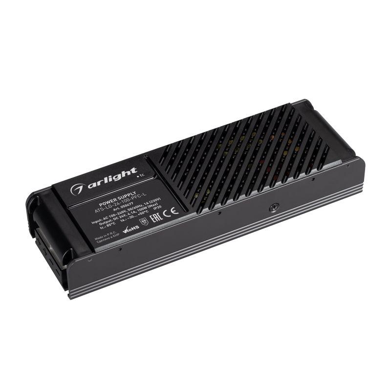 блок питания ats-lg-24-100-pfc-l 24в 4.1а 100вт ip20 сетка arlight 050477 от BTSprom.by