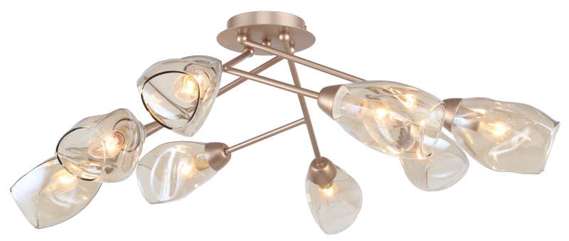 люстра carrie 3124-308 8хe14 40вт модерн rivoli б0055456 от BTSprom.by