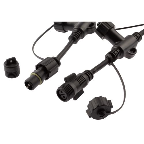  Разветвитель 2м шаг 10см 20 гнезд IP65 220В для гирлянд провод черн. каучук Эра Б0051883 фото в каталоге от BTSprom.by