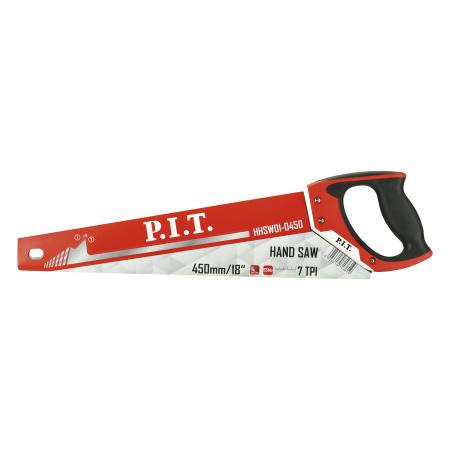 ножовка по дереву hhsw01-0450 (450мм 7 tpi сталь 65mn двухгранная заточка) p.i.t. hhsw01-0450 от BTSprom.by