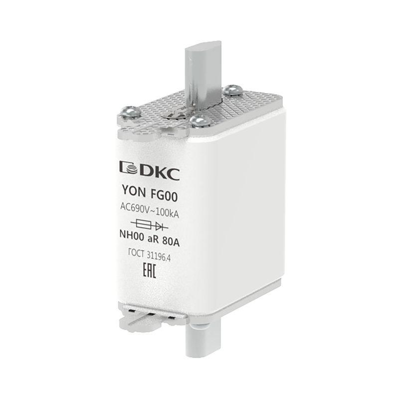 предохранитель yon ножевого типа fg00 80а 690в хар-ка ar dkc 1fg00-0080-690v-ar от BTSprom.by