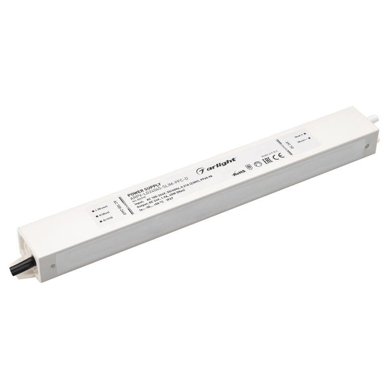 блок питания arpv-lg24045-slim-pfc-d 24в 1.9а 45вт ip67 метал. 5 лет arlight 031719 от BTSprom.by