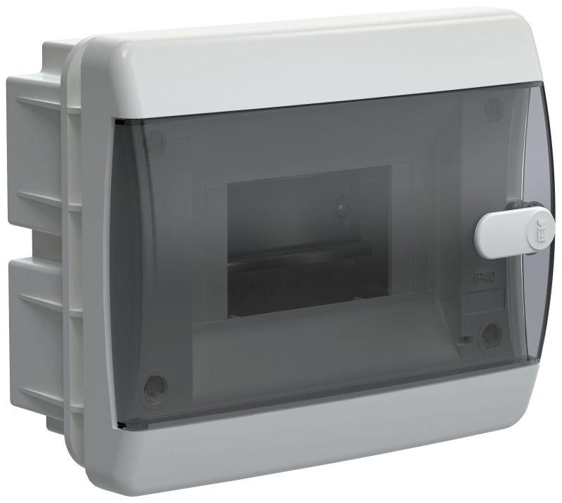 корпус щрв-п-6 union compact ip41 черн. прозр. дверь пластик. iek uic-kp12-v-06-41-k01 от BTSprom.by