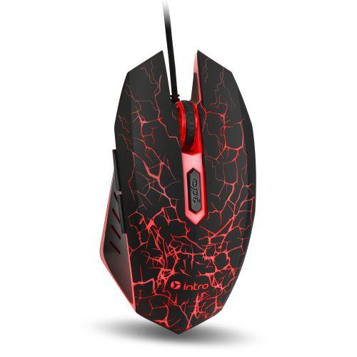 мышь mg610 игровая проводная 1200-3600dpi черн. с ковриком intro б0056135 от BTSprom.by