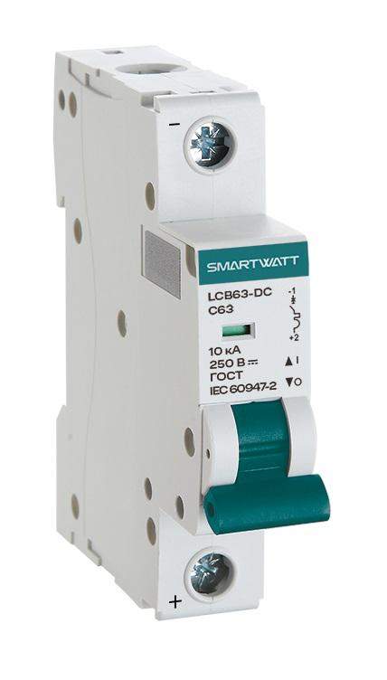 выключатель автоматический модульный pde lcb63h-dc-z50/1 50а 1p кривая z 10ка smartwatt 4512020490316 от BTSprom.by