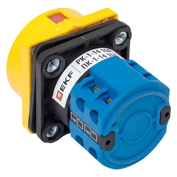  Переключатель кулачковый ПК-1-14 10А 4п "0-1" с блокировкой IP65 PROxima EKF pk-1-14-10-a65 фото в каталоге от BTSprom.by