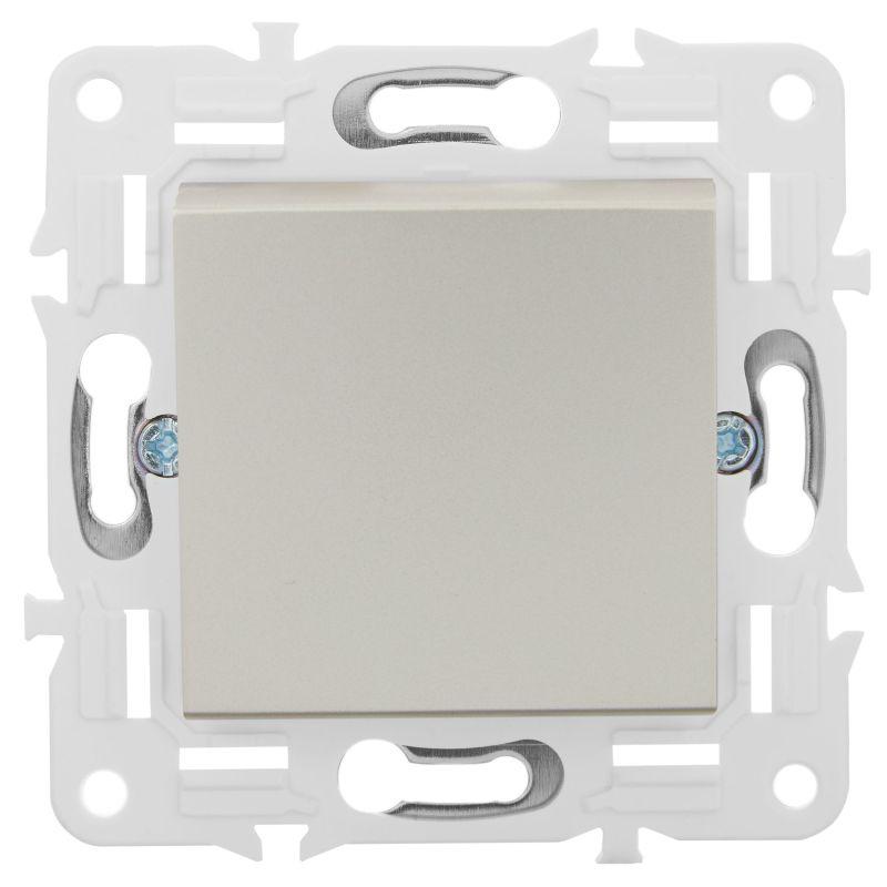  Выключатель перекрестный 1-кл. SKANDY 10А SK-V03Sh шампань IEK SK-V13-0-10-K37 фото в каталоге от BTSprom.by