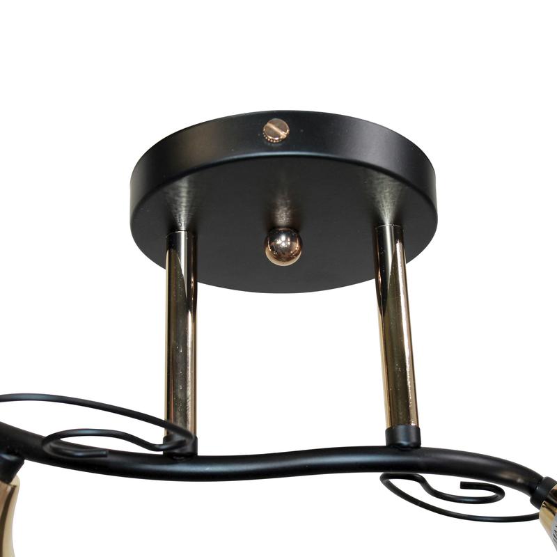  Светильник 11295-9/2 (Плафон 8310) НПБ 01-2х60-135 Е27 ИУ черн. зол. Элетех 1005404880 фото в каталоге от BTSprom.by